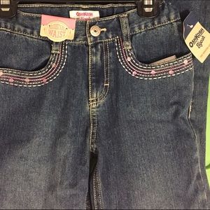 👖NWT OshKosh B'Gosh Girls Jeans- adjustable waist - size 10